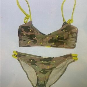 Kids Camouflage Bikini Set
